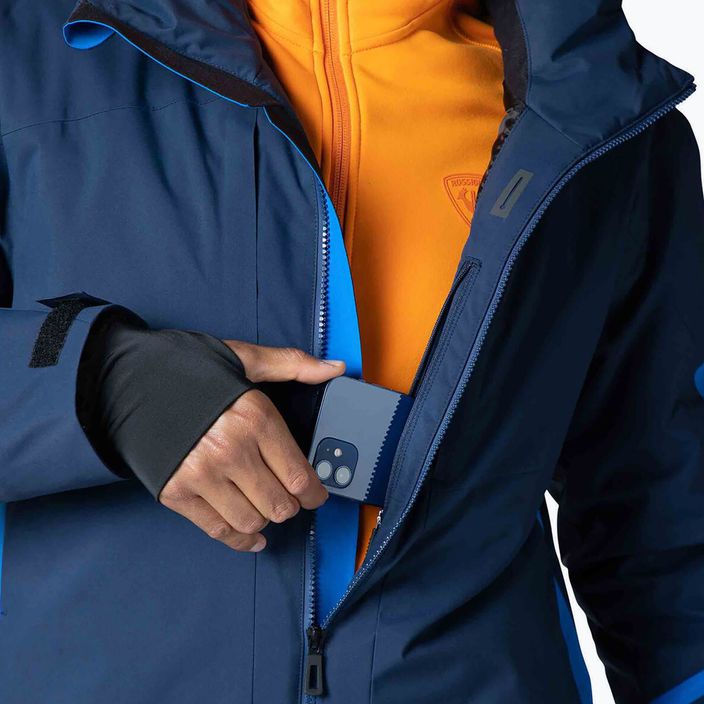 Чоловіча гірськолижна куртка Rossignol Fonction темно-синя 10