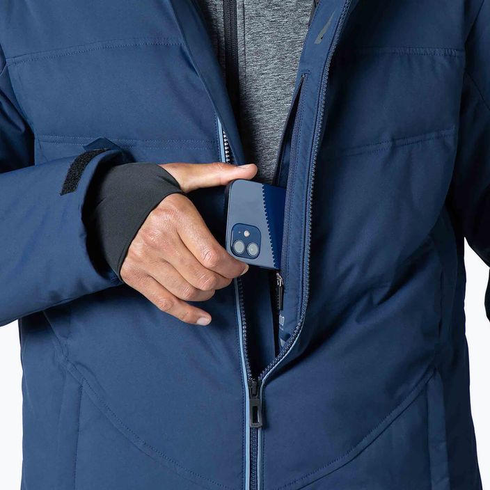 Чоловіча гірськолижна куртка Rossignol Siz темно-синя 8