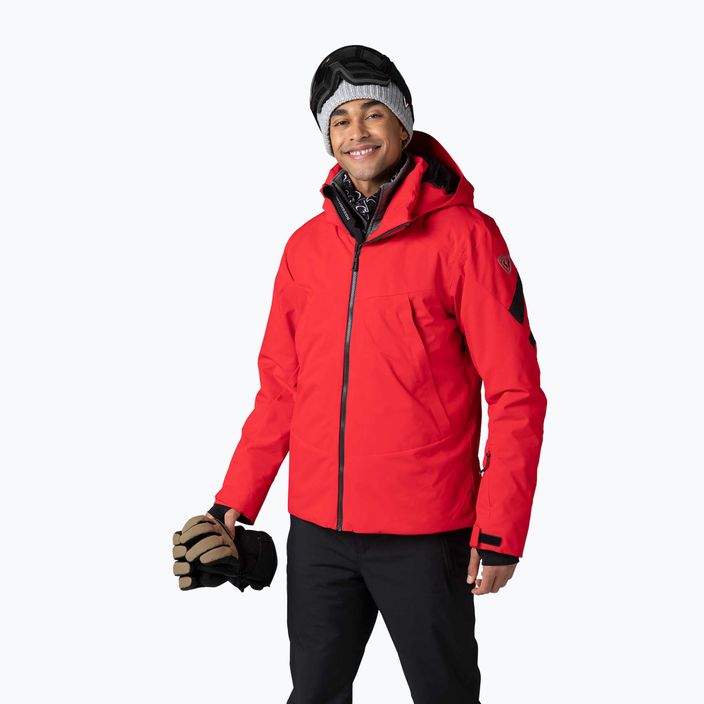 Чоловіча спортивна лижна куртка Rossignol Controle червона