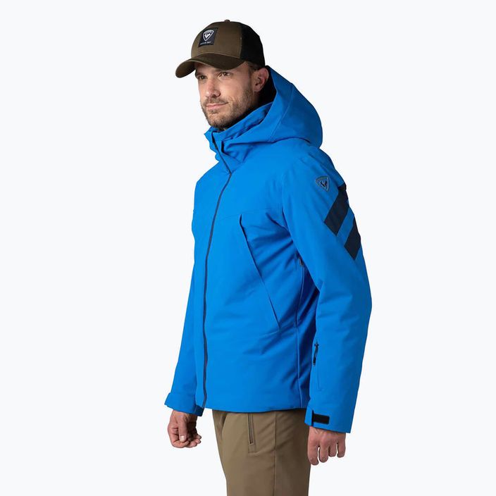 Чоловіча гірськолижна куртка Rossignol Controle лазурно-синього кольору 4