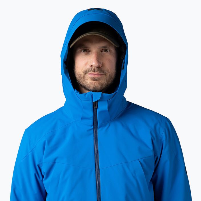 Чоловіча гірськолижна куртка Rossignol Controle лазурно-синього кольору 5