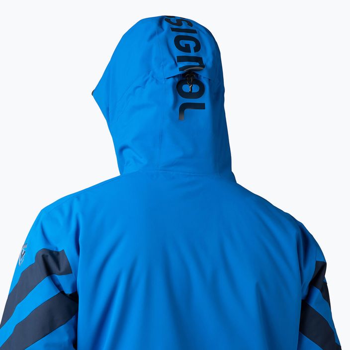 Чоловіча гірськолижна куртка Rossignol Controle лазурно-синього кольору 6