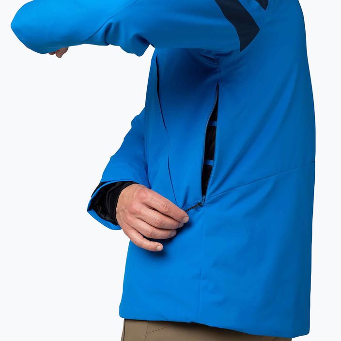Чоловіча гірськолижна куртка Rossignol Controle лазурно-синього кольору 8