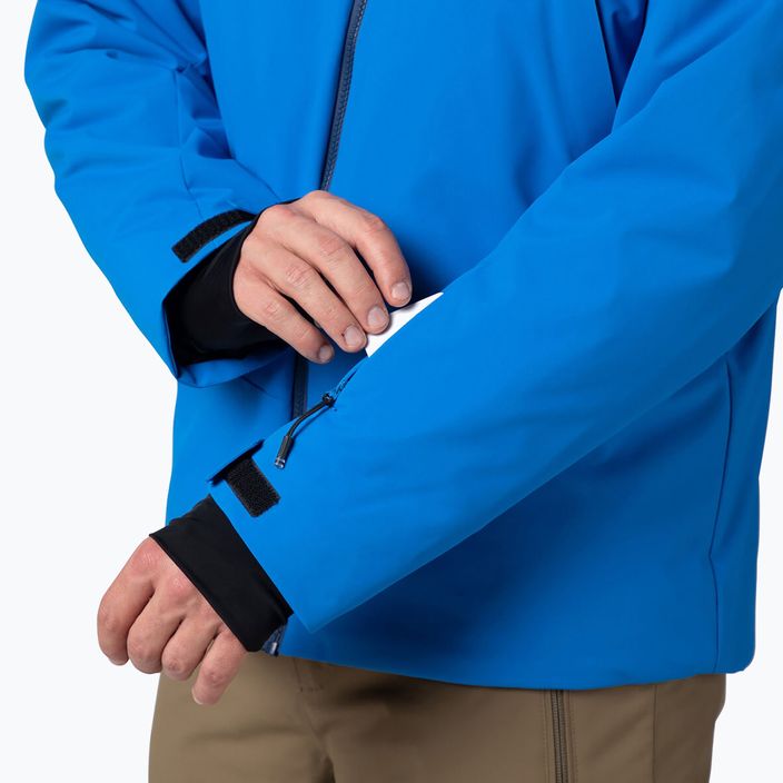 Чоловіча гірськолижна куртка Rossignol Controle лазурно-синього кольору 10