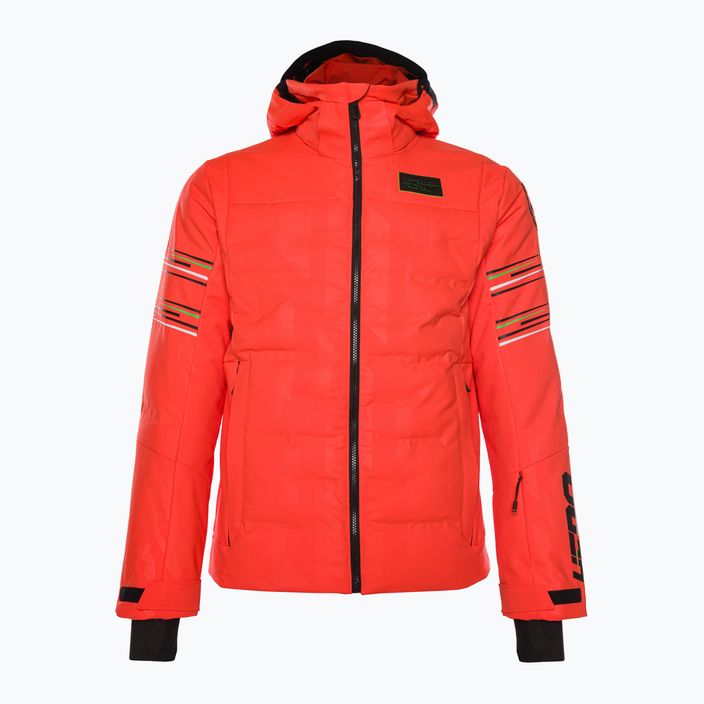 Чоловіча лижна куртка Rossignol Hero Depart неоново-червоного кольору 16