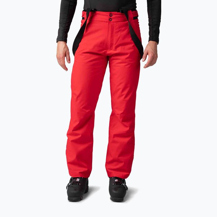Чоловічі гірськолижні штани Rossignol Гірськолижні спортивні червоні
