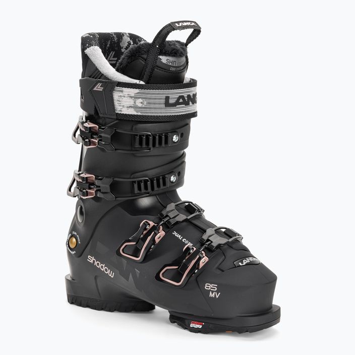 Жіночі гірськолижні черевики Lange Shadow 85 W MV GW чорні переробка