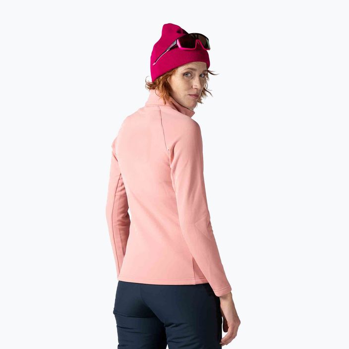 Кофта лижна жіноча Rossignol Classique Clim cooper pink 2