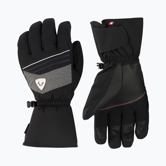 Чоловічі гірськолижні рукавиці Rossignol Legend Impr чорні 5