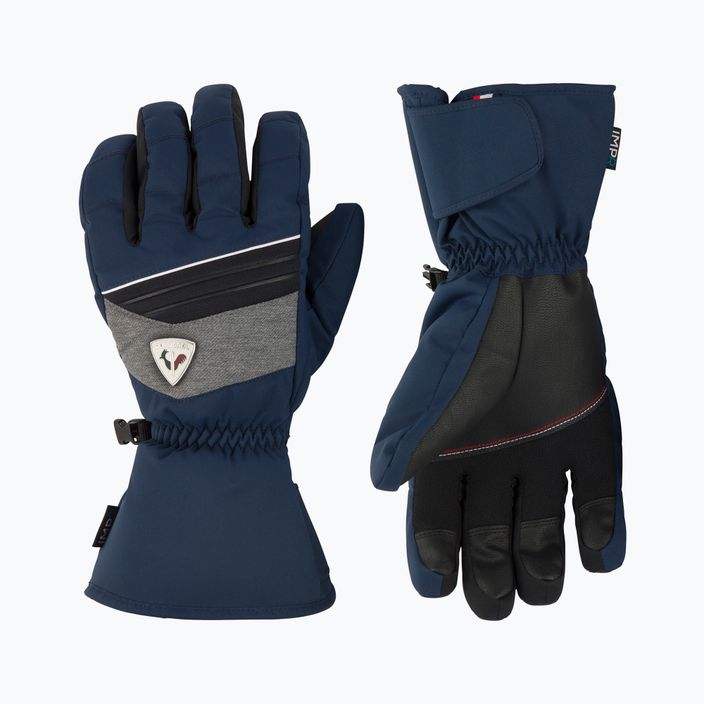 Чоловічі гірськолижні рукавиці Rossignol Legend Impr темно-сині
