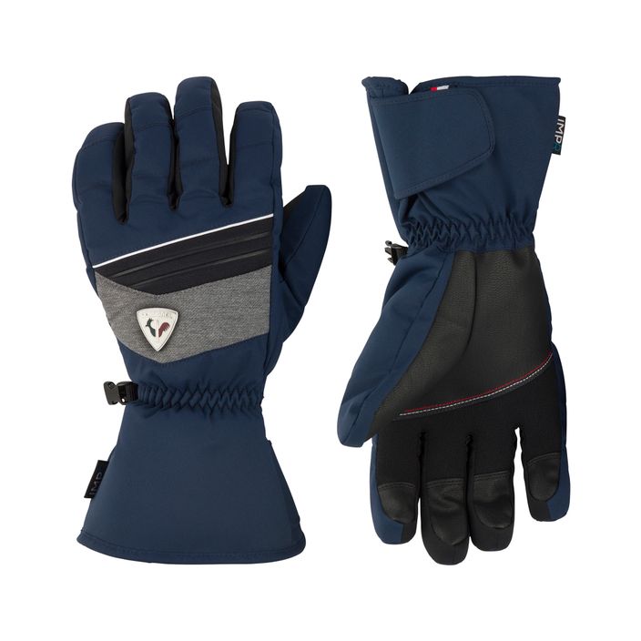 Чоловічі гірськолижні рукавиці Rossignol Legend Impr темно-сині 2