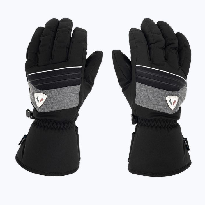 Чоловічі гірськолижні рукавиці Rossignol Legend Impr чорні 3