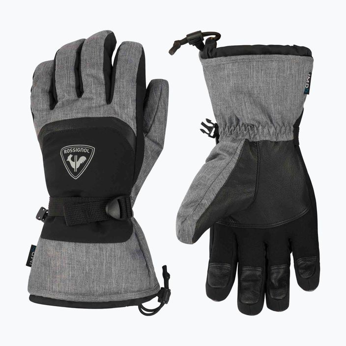 Чоловічі гірськолижні рукавиці Rossignol Type Impr G вересово-сірі 5