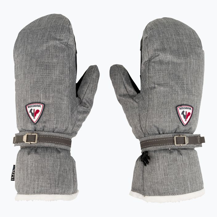 Жіночі гірськолижні рукавиці Rossignol Romy Impr M вересовий сірий 3