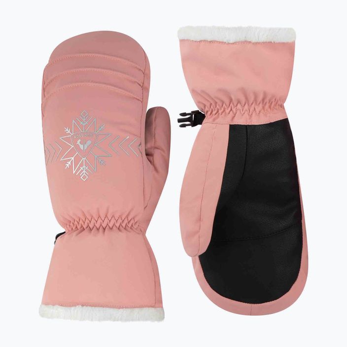 Жіночі гірськолижні рукавиці Rossignol Perfy M cooper рожеві 5