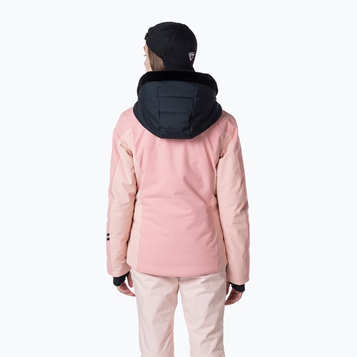 Жіноча гірськолижна куртка Rossignol Controle cooper рожева 2