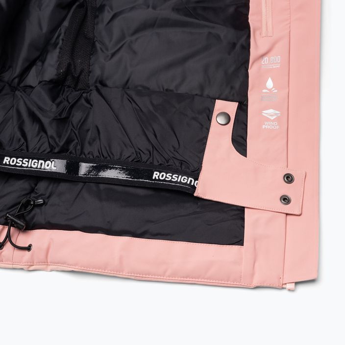 Жіноча гірськолижна куртка Rossignol Controle cooper рожева 8