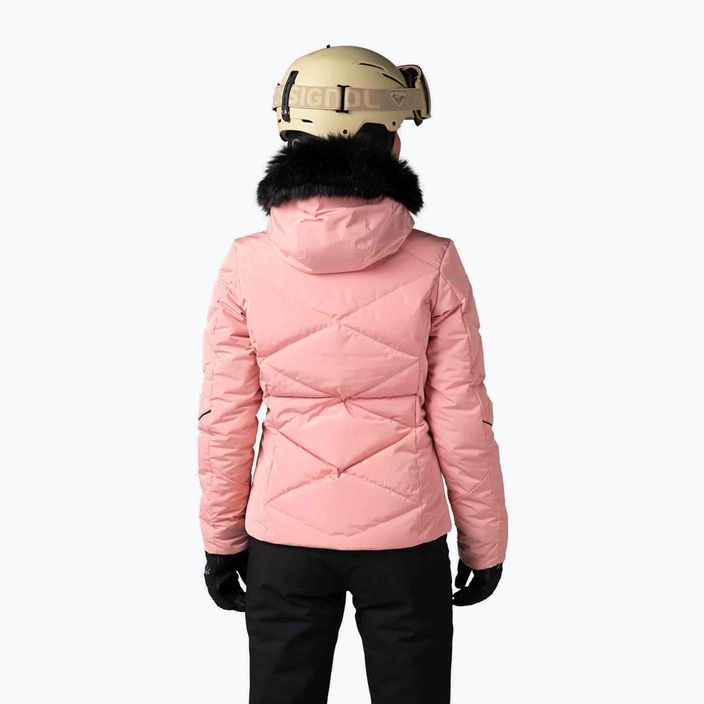 Жіноча лижна куртка Rossignol Staci пастельно-рожева 2