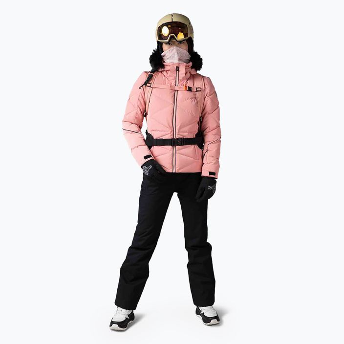 Жіноча лижна куртка Rossignol Staci пастельно-рожева 4