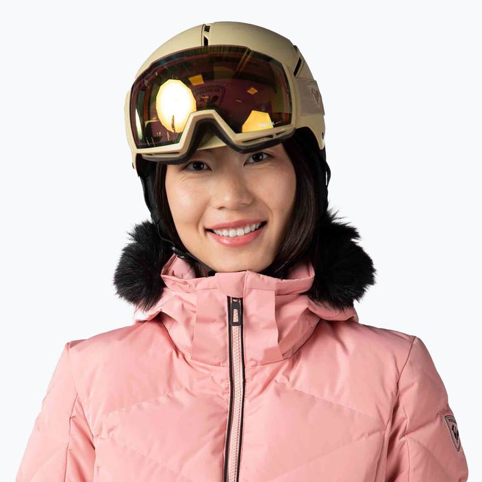 Жіноча лижна куртка Rossignol Staci пастельно-рожева 5