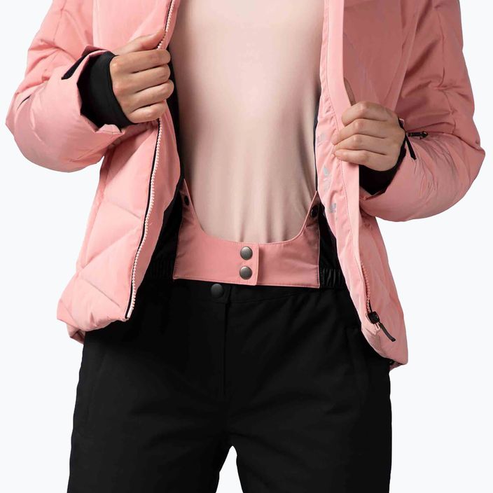Жіноча лижна куртка Rossignol Staci пастельно-рожева 14