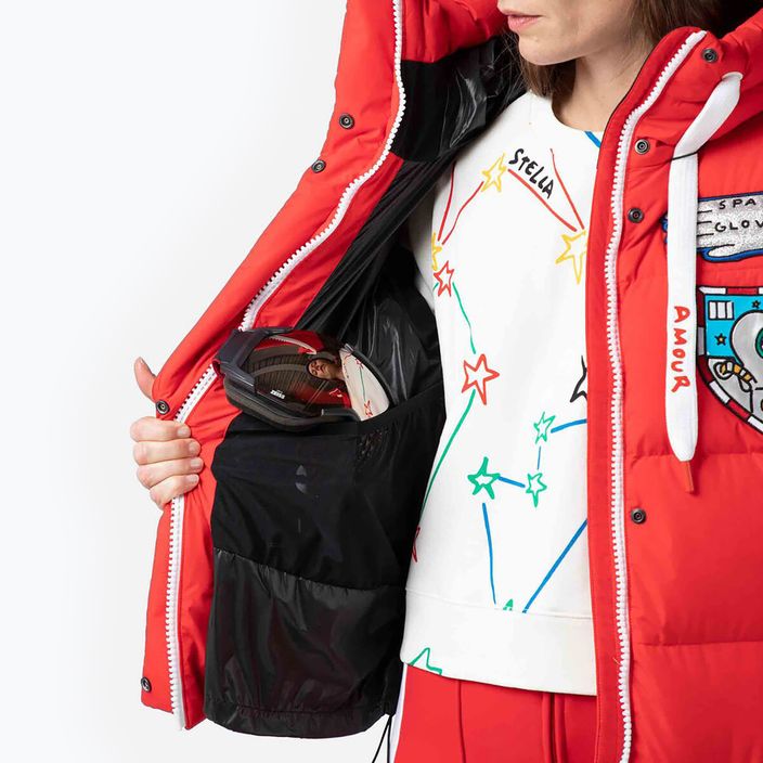 Жіноча гірськолижна куртка Rossignol Modul Down Bomber червона 8