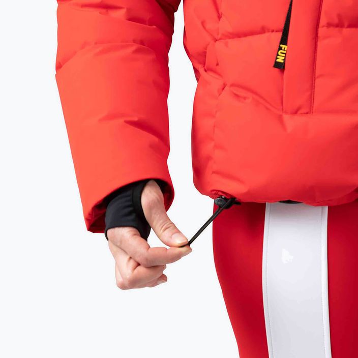 Жіноча гірськолижна куртка Rossignol Modul Down Bomber червона 10