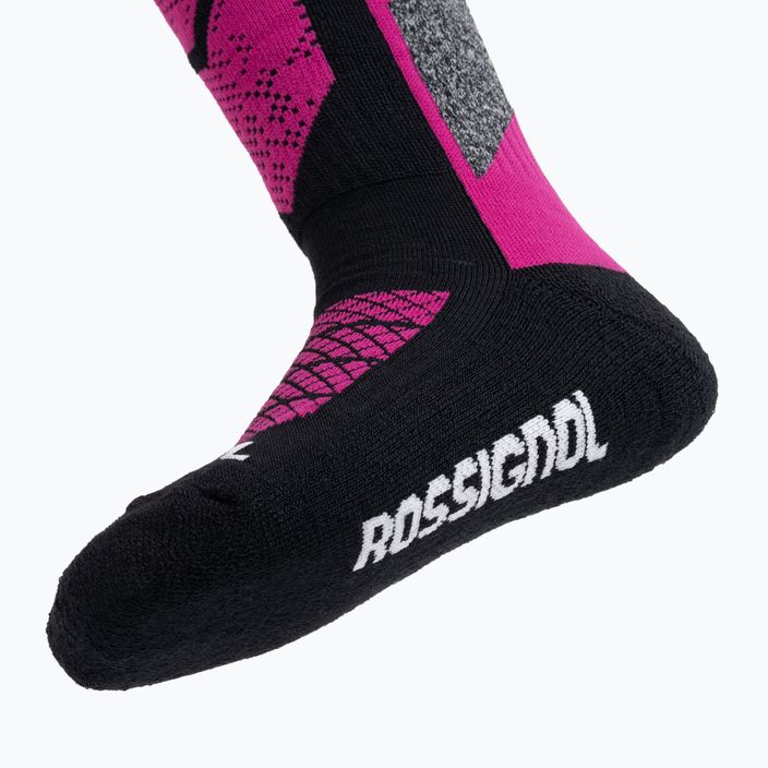 Дитячі лижні шкарпетки Rossignol L3 Jr Thermotech 2 пари орхідея рожеві 4