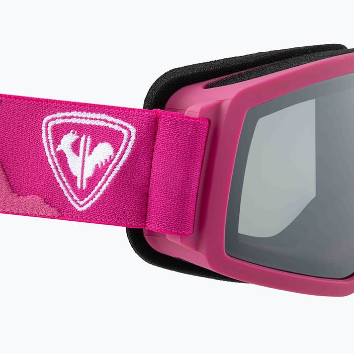 Дитячі гірськолижні окуляри Rossignol Toric рожеві / димчасто-сріблясті 4