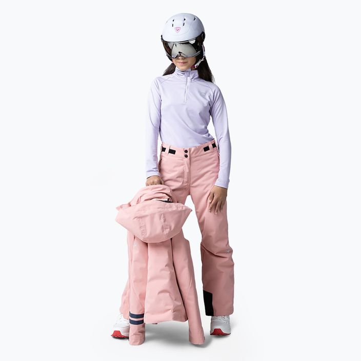 Дитячі лижні штани Rossignol Girl Ski cooper рожеві 4