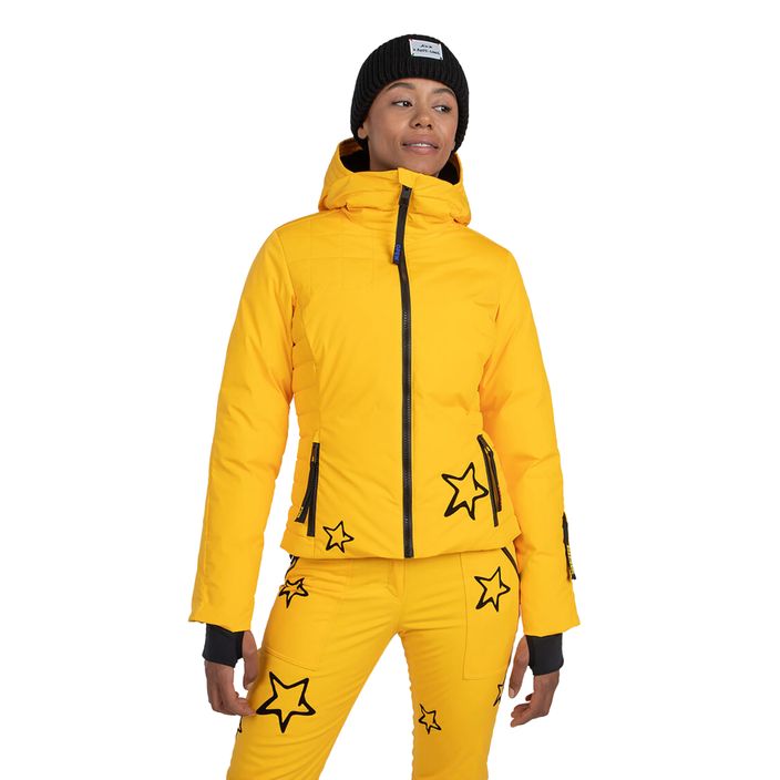 Жіноча гірськолижна куртка Rossignol Stellar Down жовта