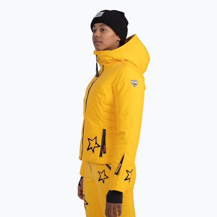 Жіноча гірськолижна куртка Rossignol Stellar Down жовта 4
