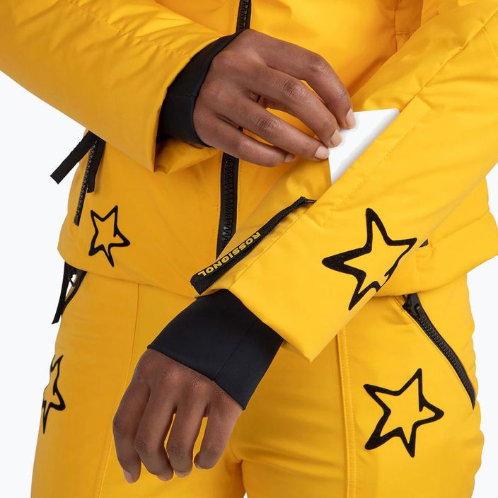 Жіноча гірськолижна куртка Rossignol Stellar Down жовта 6