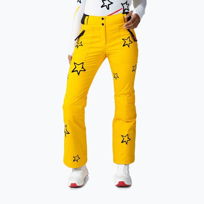 Жіночі гірськолижні штани Rossignol Stellar жовті