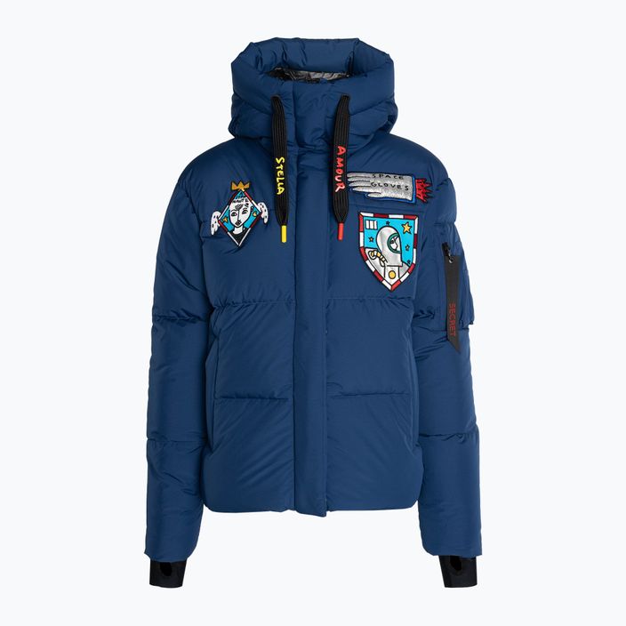 Жіноча гірськолижна куртка Rossignol Modul Down Bomber cosmic blue 15