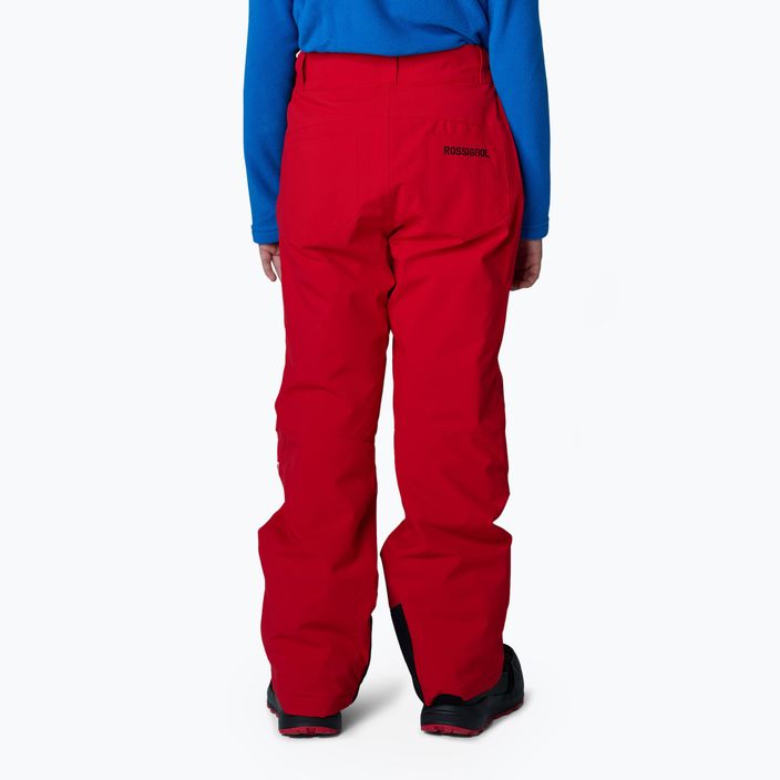 Дитячі лижні штани Rossignol Boy Ski спортивні червоні дитячі лижні штани 3