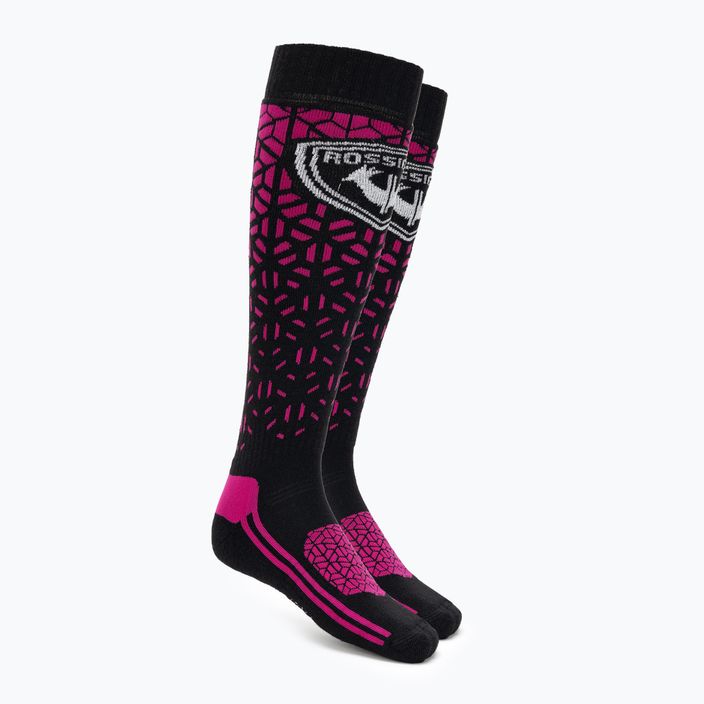Чоловічі лижні шкарпетки Rossignol L3 Wool & Silk orchid pink