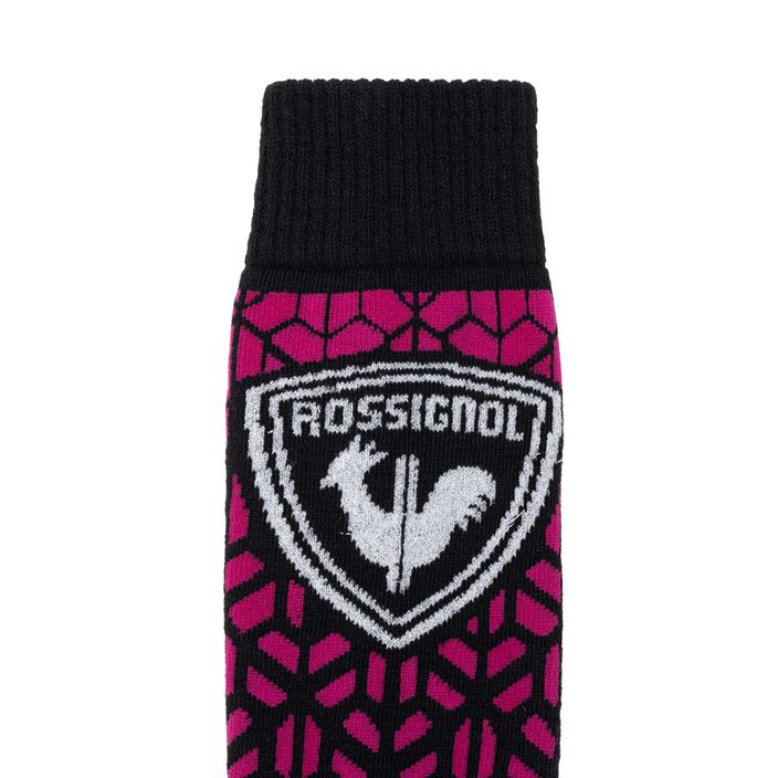 Чоловічі лижні шкарпетки Rossignol L3 Wool & Silk orchid pink 3