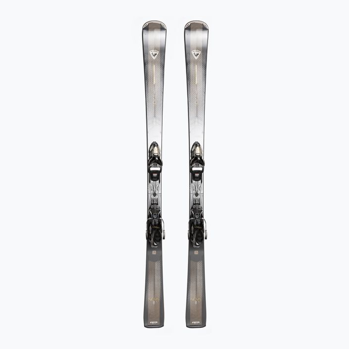 Гірські лижі жіночі Rossignol Nova 8 + wiązania XP11 dark grey/gold