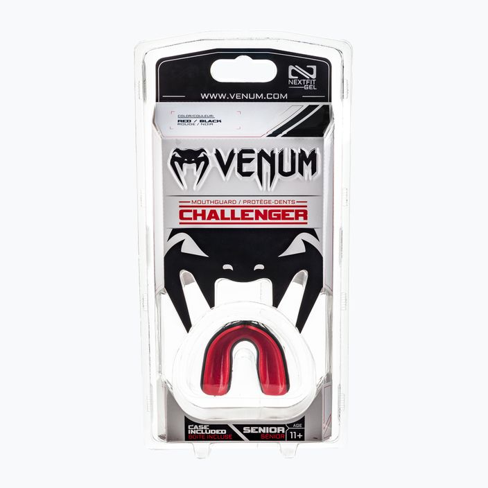 Капа одинарна Venum Challenger чорно-червона 0616