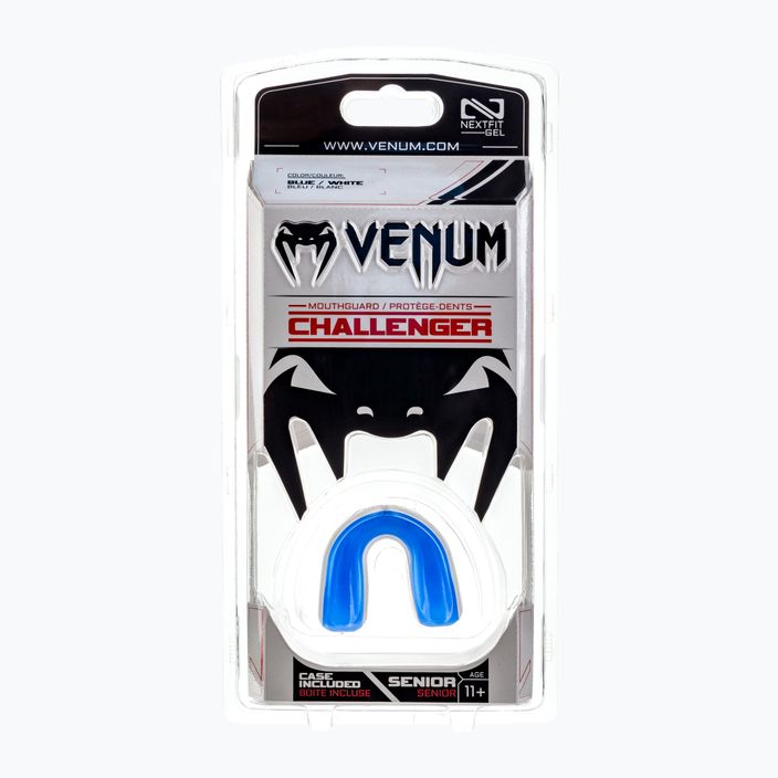 Капа одинарна Venum Challenger біло-блакитна 0617