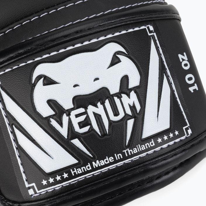 Рукавиці боксерські Venum Elite чорно-білі 0984 7