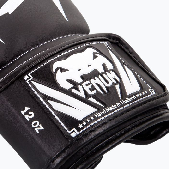Рукавиці боксерські Venum Elite чорно-білі 0984 11