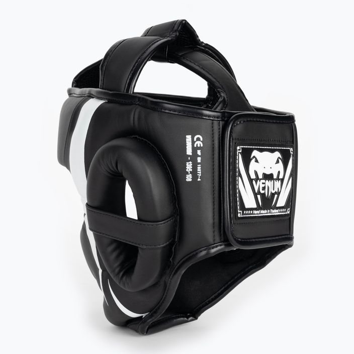Боксерський шолом Venum Elite чорний/білий 3