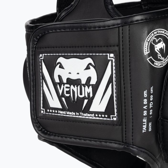 Боксерський шолом Venum Elite чорний/білий 4