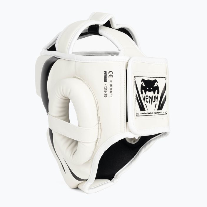 Боксерський шолом Venum Elite білий/чорний 3