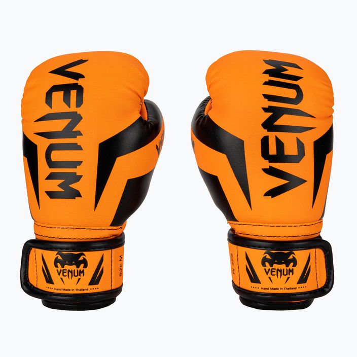Рукавиці боксерські дитячі Venum Elite Boxing fluo orange