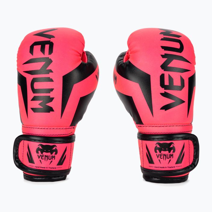 Рукавиці боксерські дитячі Venum Elite Boxing fluo pink