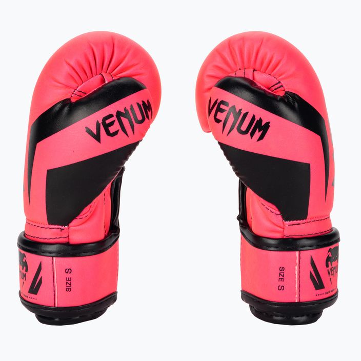 Рукавиці боксерські дитячі Venum Elite Boxing fluo pink 3