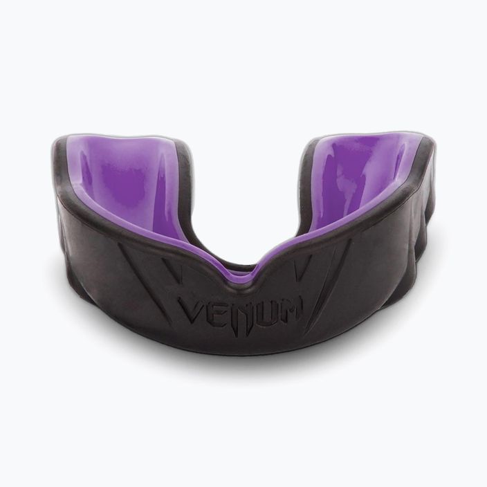 Капа одинарна Venum Challenger чорно-фіолетова 0618 2